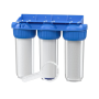 Aqua filtre triple 10 pouces (système de filtration à 3 étapes)